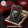 Georgia Bulldogs Zippo lighter with embossed bulldog graphic and Go Dawgs text in a red and black velvet-lined gift box.!