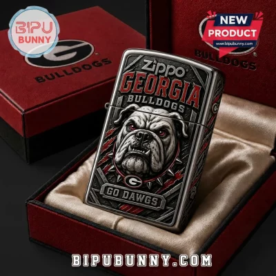 Georgia Bulldogs Go Dawgs Embossed Zippo Lighter Case