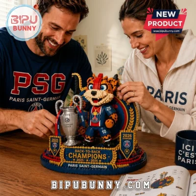 Germain The Lynx x Paris Saint-Germain 2025-2026 Champions Building Block Set