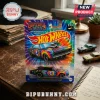 Grateful Dead 60th Anniversary Hot Wheels toy car in tie-dye packaging with skeleton bears and lightning bolt logo.!