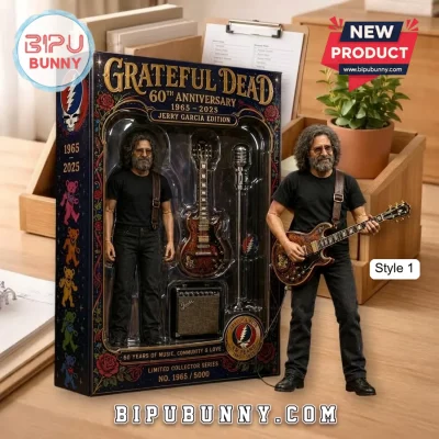 Grateful Dead Jerry Garcia 60th Anniversary Collectible Figure