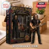 Grateful Dead 60th Anniversary Jerry Garcia action figure set with miniature guitar, amplifier, and microphone in box.!