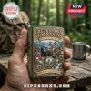 Green matte lighter featuring embossed Great Smoky Mountains 100th anniversary art with a bear, deer, and forest landscape.!