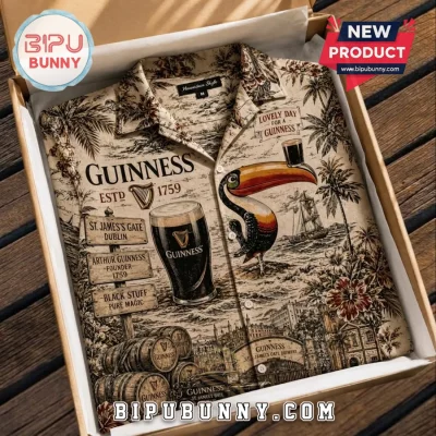 Guinness Toucan Painting 2026 Hawaii Shirt