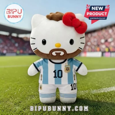 Hello Kitty Messi Argentina 10 Plush Toy