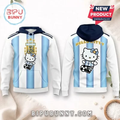 Hello Kitty x Argentina Soccer National Team Hoodie