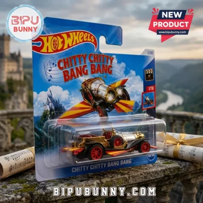 Hot Wheels Chitty Chitty Bang Bang Flying Car Diecast Model