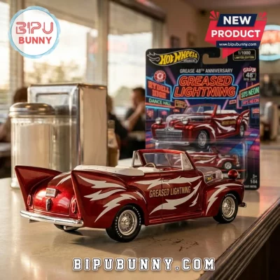Hot Wheels Grease 48th Anniversary Greased Lightning Die-Cast Car