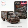 Diecast Jeepers Creepers rusted delivery truck model with matching 25th anniversary packaging on white background.!