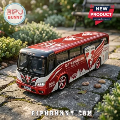 Hot Wheels Sydney Swans 152nd Anniversary Die-Cast Bus Hot Wheels Sydney Swans 152nd Anniversary Die-Cast Bus