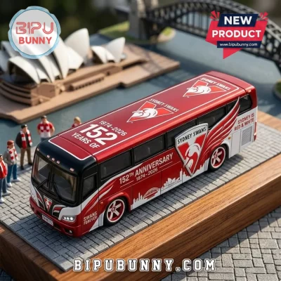 Hot Wheels Sydney Swans 152nd Anniversary Die-Cast Bus