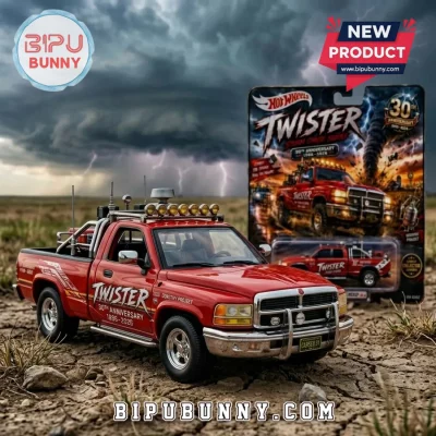 Hot Wheels Twister Storm Chaser 30th Anniversary Red Diecast Car