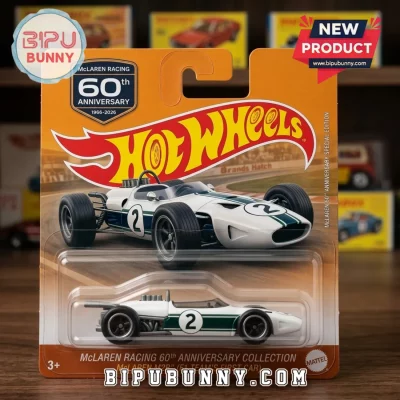 Hot Wheels x McLaren M2B 1966 60th Anniversary Edition Collectible Diecast Car