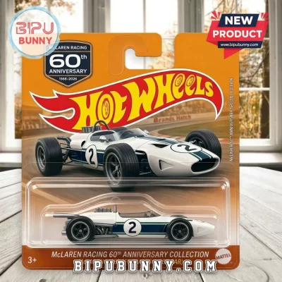 Hot Wheels x McLaren M2B 1966 60th Anniversary Edition Collectible Diecast Car