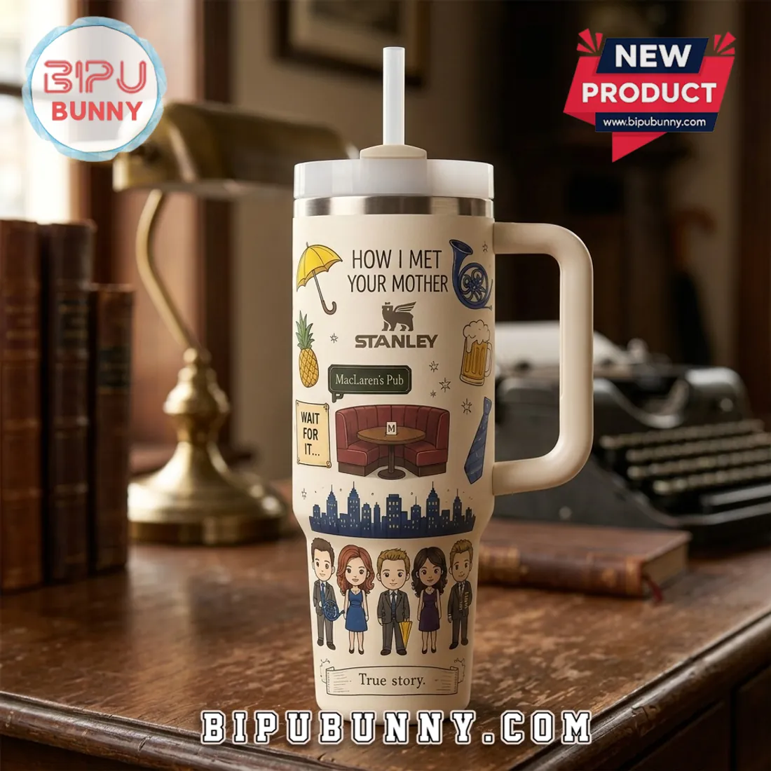 How I Met Your Mother Stanley Flowstate 40oz Insulated Tumbler How I Met Your Mother Stanley Flowstate 40oz Insulated Tumbler