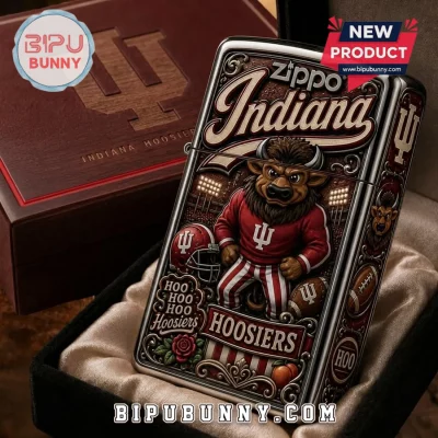 Indiana Hoosiers Embossed Zippo Lighter Case