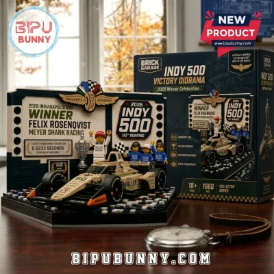 Indianapolis 500 Felix Rosenqvist Meyer Shank Racing Brick Diorama