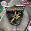 Indy 500 plastic building block set featuring a Felix Rosenqvist race car, pit crew minifigures, and winner backdrop.!