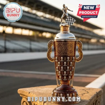 Indy 500 110th Anniversary Borg-Warner Sculpted Whiskey Decanter