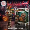 Iron Maiden Book of Souls Eddie Funko Pop figure wearing a feathered headdress and holding a glowing skull book.!