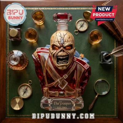 Iron Maiden The Trooper Crystal Whiskey Decanter