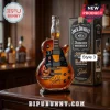 This guitar shaped whiskey bottle features Slash graphics and Jack Daniels branding!