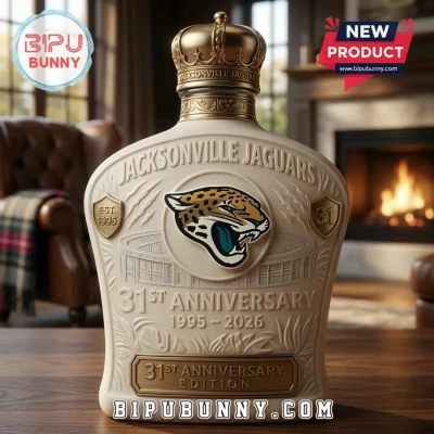 Jacksonville Jaguars 31st Anniversary Whiskey Decanter