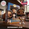 Jalen Brunson Funko Pop vinyl figure wearing a New York 11 jersey and holding a gold MVP trophy in a display box.!