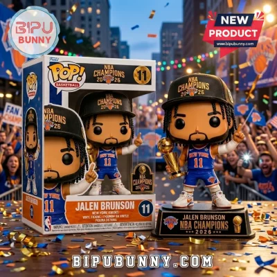 Jalen Brunson New York Knicks 2026 NBA Champions Limited Edition Vinyl Figure