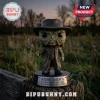Jeepers Creepers The Creeper vinyl figure holding a battle axe on a 25th anniversary display base outdoors.!