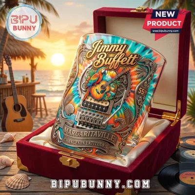 Jimmy Buffett Margaritaville 55th Anniversary Collectible Whiskey Glass