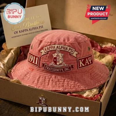 Kappa Alpha Psi 1911 Crimson Bucket Hat