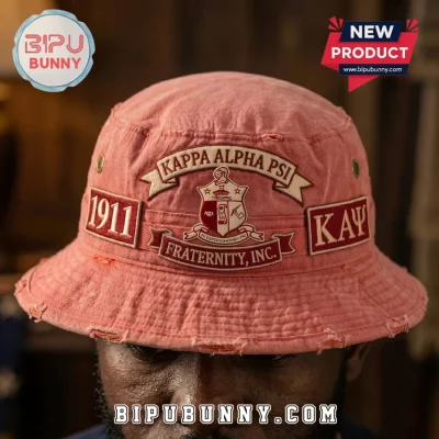 Kappa Alpha Psi 1911 Crimson Bucket Hat