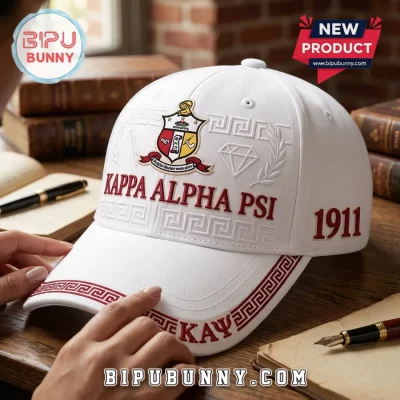 Kappa Alpha Psi 1911 White Premium Peaked Cap