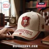 Off-white baseball cap featuring embroidered Kappa Alpha Psi shield, crest, and Achievement in Every Field text on visor.!