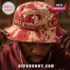 Red and white tie-dye bucket hat featuring Kappa Alpha Psi Fraternity, Inc. crest, 1911, and Greek letters K A Psi.!