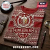 Kappa Alpha Psi t-shirt featuring a red background, ornate silver Greek key patterns, and a 1911 fraternity emblem.!