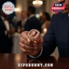 Gold Kappa Alpha Psi fraternity ring with crimson stone, diamond accents, and text reading Founded 1911.!
