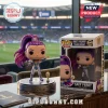Katy Perry Funko Pop figure wearing a blue glitter outfit with purple hair, standing on a 2026 FIFA World Cup display base.!