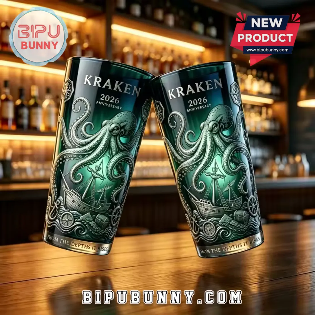 Kraken 2026 Anniversary Beer Mug Kraken 2026 Anniversary Beer Mug