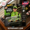 Hot Wheels Kyle Busch Legacy Memorial 1:64 die-cast car in green M&Ms livery with commemorative packaging and text.!
