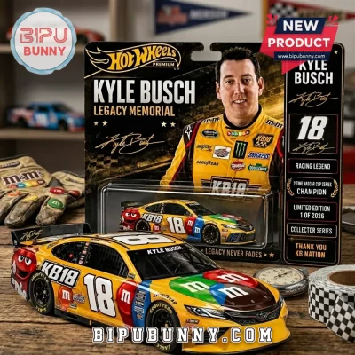Kyle Busch Legacy Memorial M&amp;Ms Racing Hot Wheels Premium Car