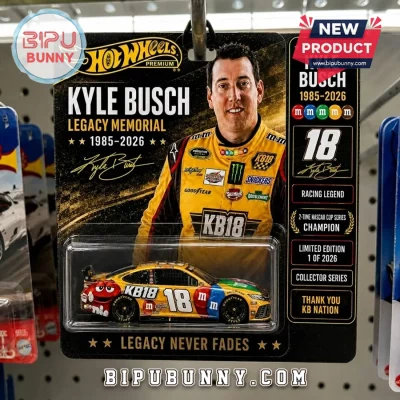 Kyle Busch Legacy Memorial M&Ms Racing Hot Wheels Premium Car