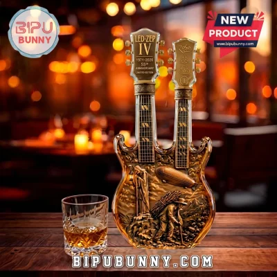 Led Zeppelin IV 55th Anniversary Sculpted Whiskey Decanter