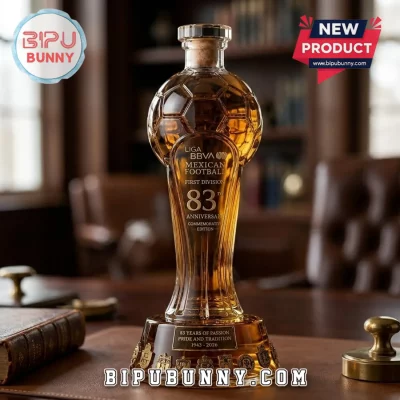 Liga BBVA 83rd Anniversary Commemorative Glass Whiskey Decanter