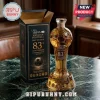 Liga BBVA Mexican Football 83rd anniversary commemorative glass trophy bottle on a green marble table with black packaging.!
