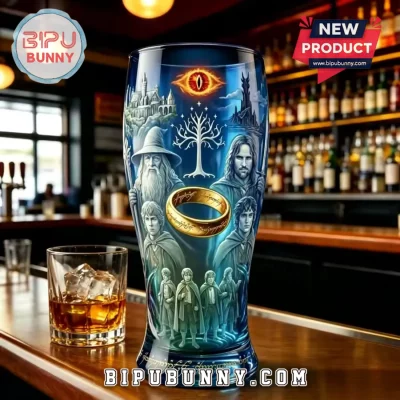 Lord of the Rings 25th Anniversary Home Bar Decor Pint Glass