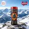 Lord of the Rings 25th anniversary glass tumbler featuring an embossed skull helmet, fire graphics, and mountain backdrop.!