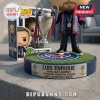 Luis Enrique PSG vinyl collectible figure holding a silver UEFA Champions League trophy on a grass-textured stadium base.!