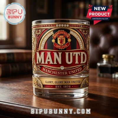 Manchester United Collectible Whiskey Glass